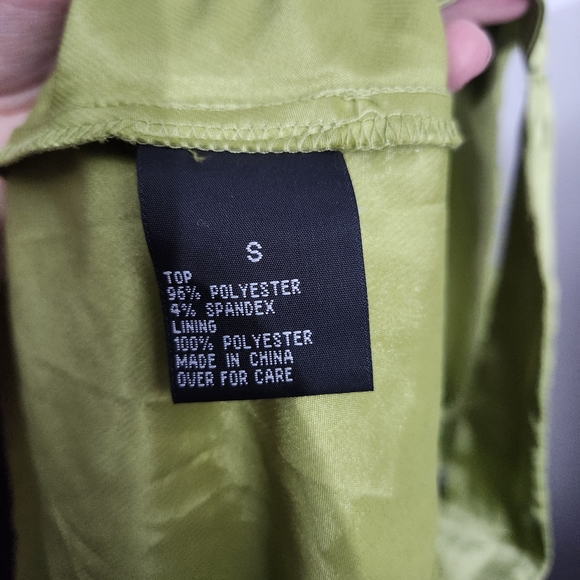 A. Byer Satin Camisole in Vibrant Green - Picture 5 of 6